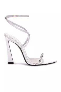 Сандалии Gippy 110 Saint Laurent, цвет Poly Grey & Crystal