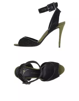 Сандалии Giuseppe Zanotti, темно-коричневый