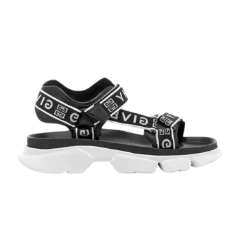 Сандалии Givenchy Jaw Sandal Black White, черный