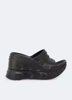 Сандалии GIVENCHY Marshmallow wedge sandals, черный