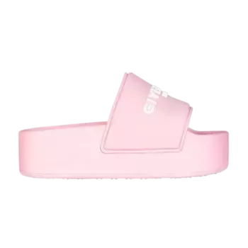 Сандалии Givenchy Wmns Logo Embossed Platform Sandal Blossom Pink, розовый