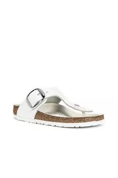 Сандалии Gizeh с большой пряжкой Birkenstock, белый