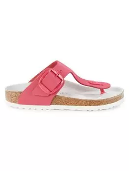 Сандалии Gizeh с широкими Т-образными ремешками Birkenstock, розовый