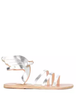 Сандалии-гладиаторы Ancient Greek Sandals, металлик