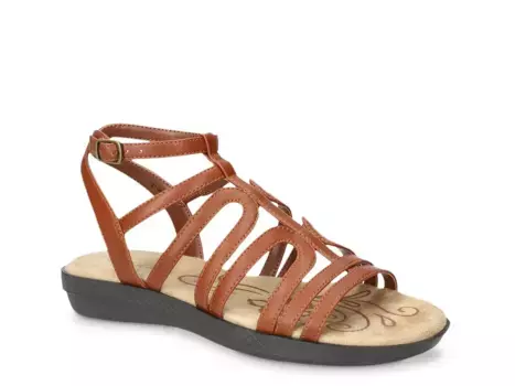 Сандалии-гладиаторы Easy Street Daylily, коньячный цвет