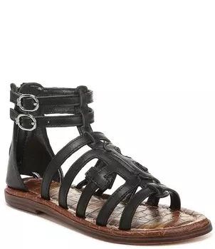 Сандалии-гладиаторы Ginnie для девочек Sam Edelman (для малышей), черный