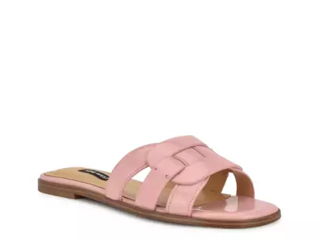 Сандалии Glorie Nine West, Light Pink Patent Synthetic