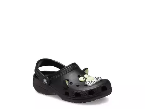 Сандалии Glow Black Cat Clog Crocs, черный