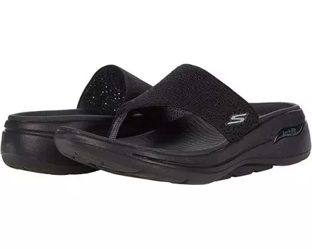 Сандалии Go Walk Arch Fit Knit 3 Point Sandal SKECHERS Performance, черный