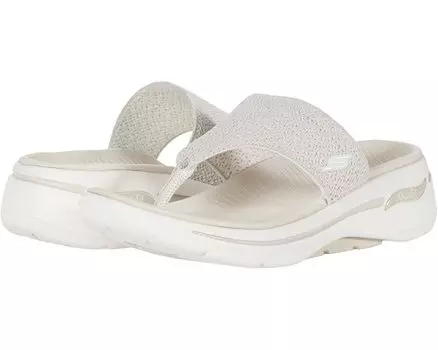Сандалии Go Walk Arch Fit Knit 3 Point Sandal SKECHERS Performance, естественный