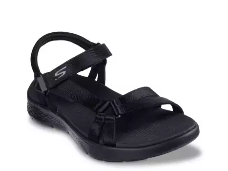 Сандалии GO WALK Flex Chic Sandal Skechers, черный