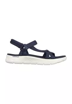 Сандалии Go Walk Flex Sublime, застежка-липучка, женские SKECHERS, цвет Nvy Navy Textile