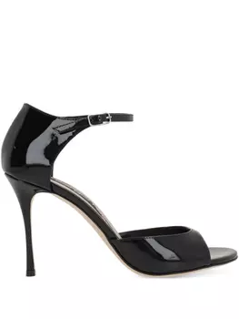 Сандалии Godiva 90 мм Sergio Rossi, черный