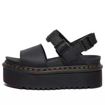 Сандалии golden goose superstar leather leisure shoes pink star beige/white/pink Dr. Martens, черный