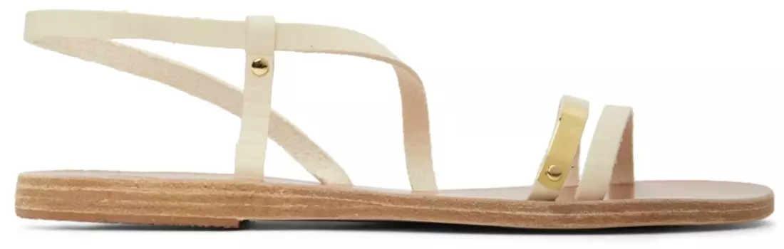 Сандалии Goudi Off-White Ancient Greek Sandals