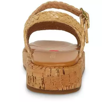 Сандалии Gradyy Girls с плетеными ремешками и пяткой на пятке Steve Madden, цвет Raffia