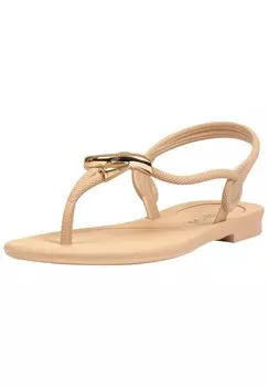 САНДАЛИИ Grendha Sandalen Cacau Enlace Sand Ad Grendha, разделители пальцев бежевые
