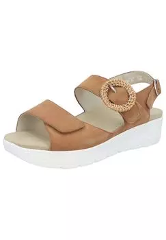 Сандалии «Грета» solidus, коричневый