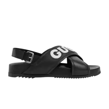 Сандалии Gucci Crossover Sandal Black White, черный