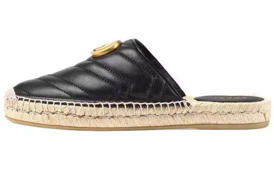 Сандалии GUCCI Espadrilles Closed Toe Slippers Women's