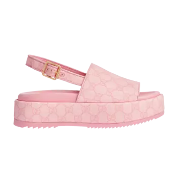 Сандалии Gucci Gucci Wmns Platform GG Sandal 'Pink', розовый
