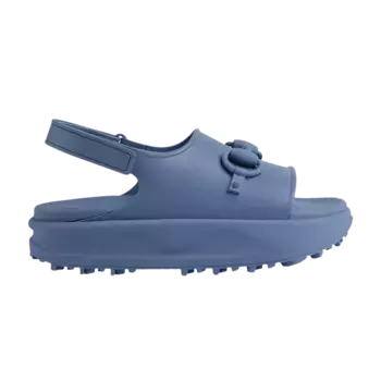Сандалии Gucci Horsebit Flatform Sandal Blue, синий