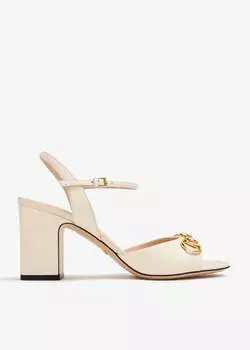 Сандалии Gucci Lady Horsebit, белый