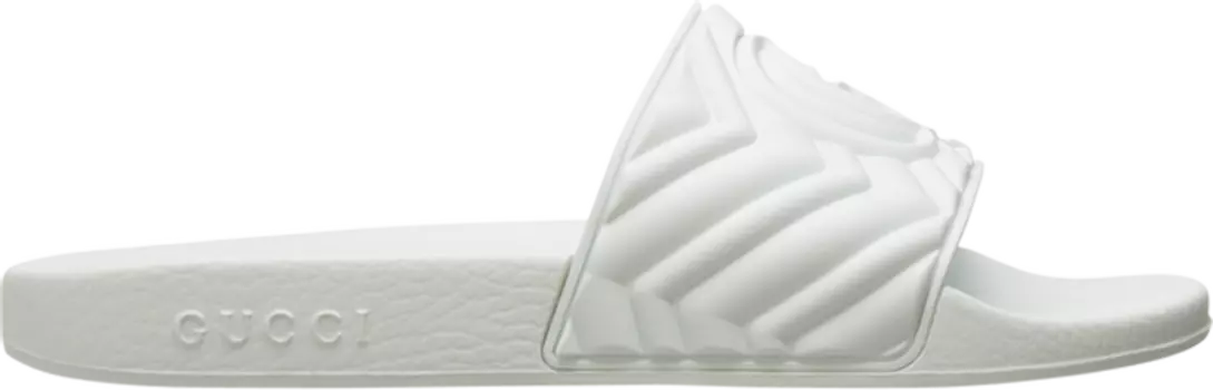 Сандалии Gucci Quilted Slide White, белый