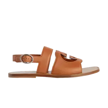 Сандалии Gucci Sandal Interlocking G - Brown, коричневый