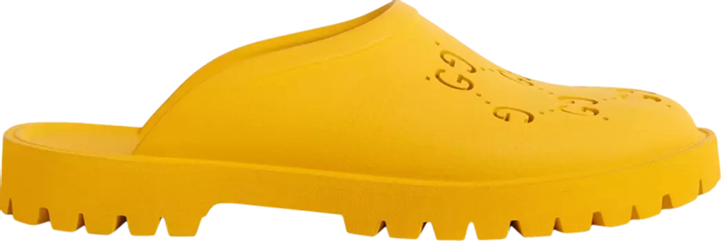 Сандалии Gucci Slip On Sandal Yellow, желтый