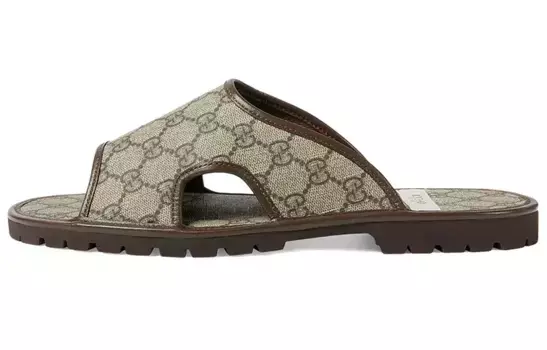 Сандалии Gucci Supreme, коричневый / серый