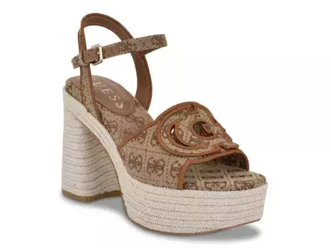 Сандалии Guess Formaly Platform, темно-коричневые