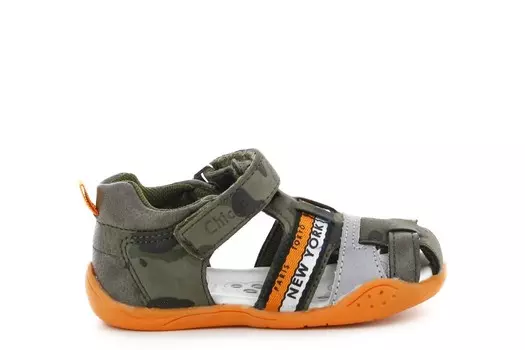 Сандалии Gunter с регулируемым ремешком Chicco, хаки