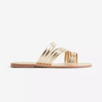 Сандалии H&M, золотой