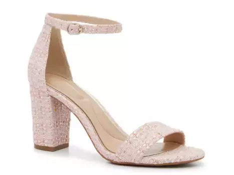 Сандалии Hailee Kelly & Katie, Light Pink Tweed Fabric
