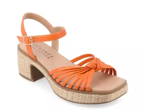 Сандалии Hally Platform Sandal Journee Collection, оранжевый