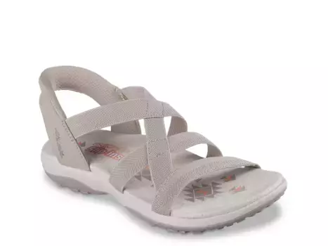 Сандалии Hands Free Slip-Ins: Reggae Sandal Skechers, серо-коричневый