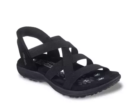 Сандалии Hands Free Slip-Ins: Reggae Sandal Skechers, черный