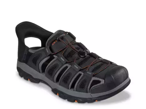 Сандалии Hands Free Slip-Ins Relaxed Fit Tresmen Norvick Sandal Skechers, черный