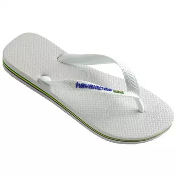 Сандалии Havaianas Brasil Logo, белый