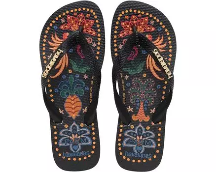 Сандалии Havaianas Farm Rio Flip-Flop, черный