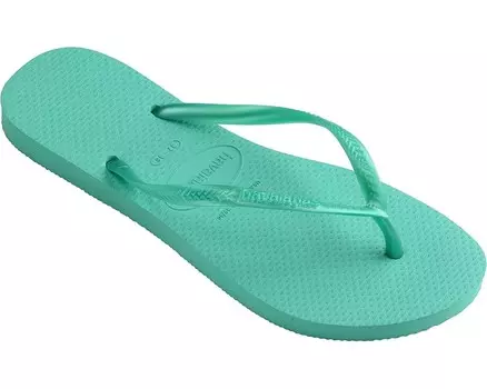 Сандалии Havaianas Kids Slim, цвет Metallic Virtual Green