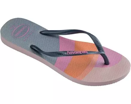Сандалии Havaianas Kids Slim Palette Glow, цвет Peony Rose
