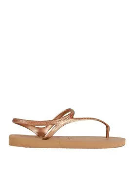 Сандалии Havaianas, розовое золото