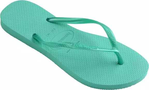Сандалии Havaianas Slim, цвет Metallic Virtual Green