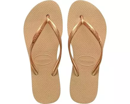 Сандалии Havaianas Slim Flatform Flip-Flop, цвет Golden