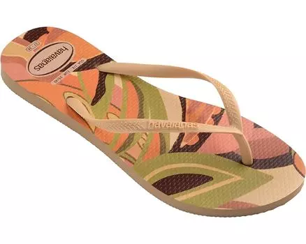 Сандалии Havaianas Slim High Trend, цвет Rose Gold