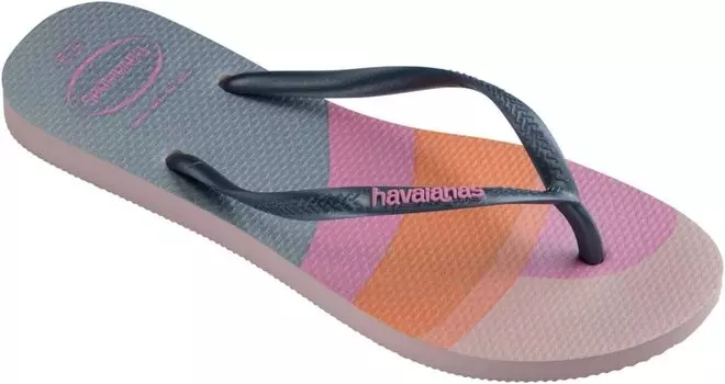 Сандалии Havaianas Slim Palette Glow, цвет Peony Rose