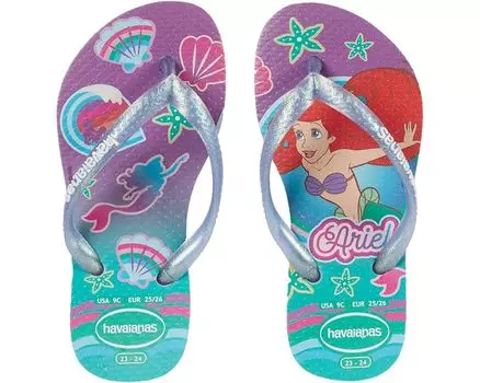 Сандалии Havaianas Slim Princess Flip Flop Sandal, цвет Quiet Lilac