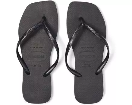 Сандалии Havaianas Slim Square Flip Flop, черный